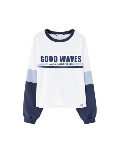 Sudadera Panel 'good Waves'