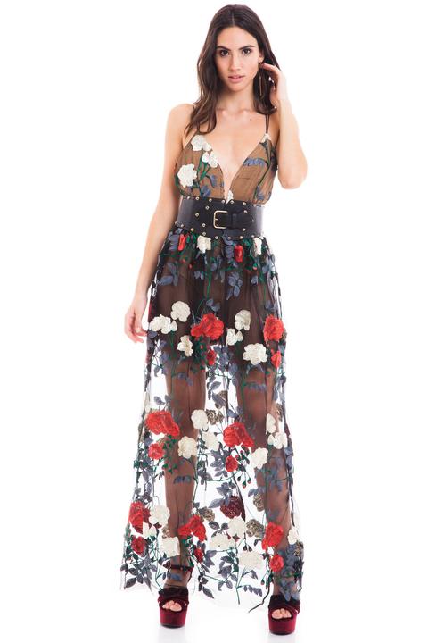 Vestido Body Bordado