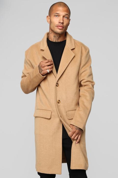 car coat camel