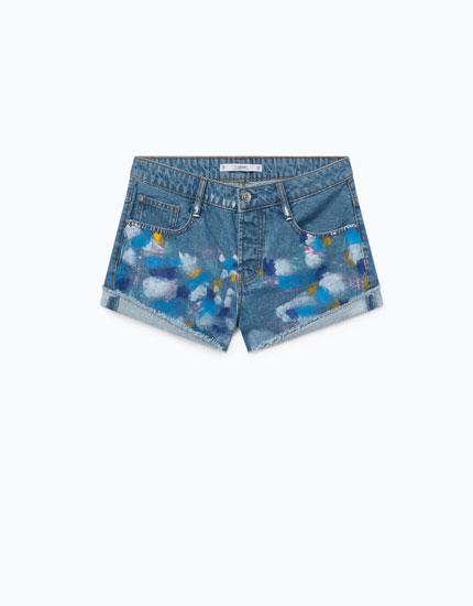 Short Denim Pintura