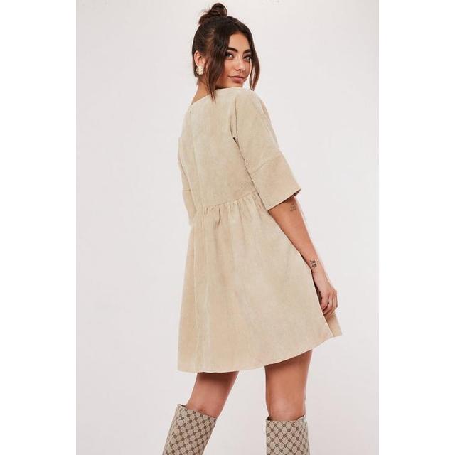 Missguided cord smock store dress