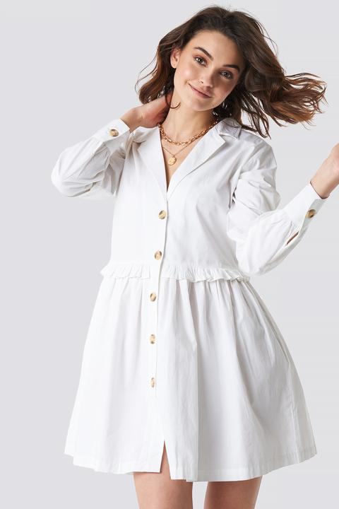 ruffle tshirt dress