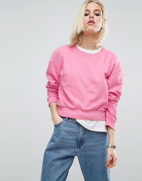 Sudadera Corta Extragrande De Asos