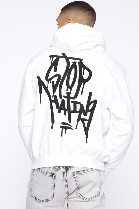 Can't Stop Hoodie - White/black