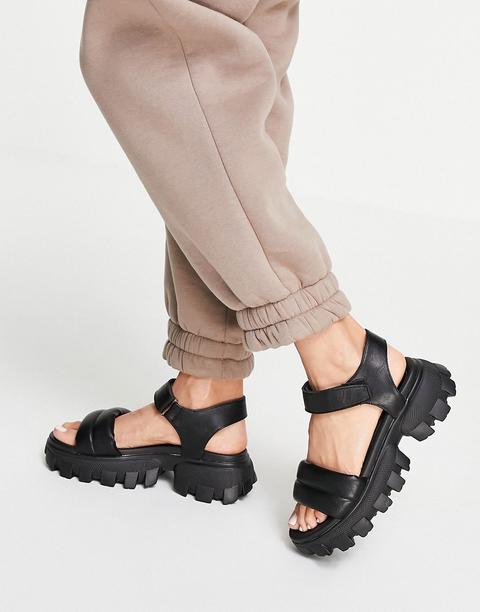 Schuh Vania Sporty Chunky Sandals In Black