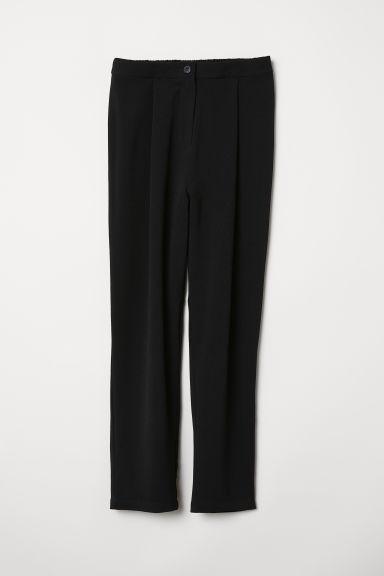 Weite Hose - Schwarz - Damen