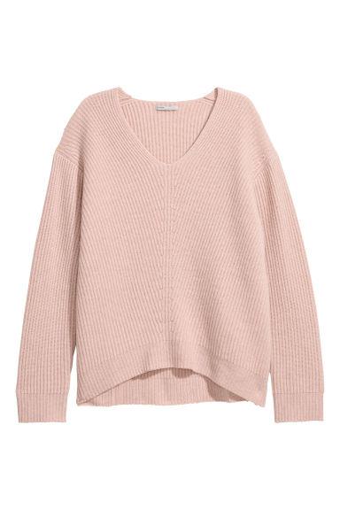 Pullover In Maglia Di Cashmere