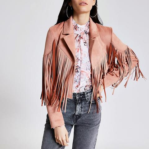 pink tassel jacket