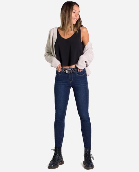 Vaquero Skinny · Azul