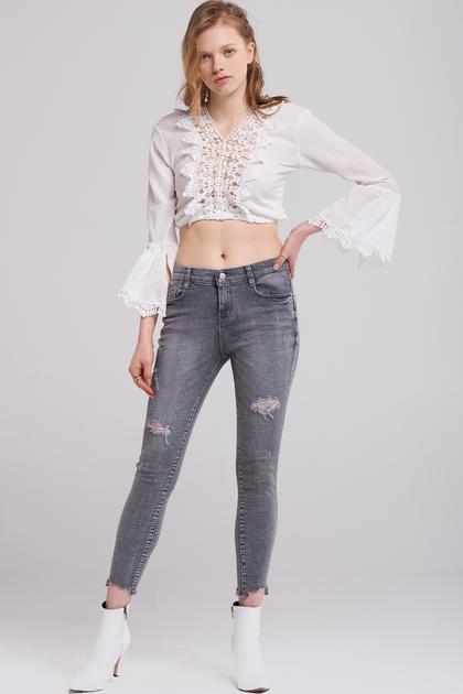 Jenna Laced Crop Top
