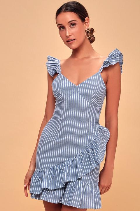 ruffle day dress