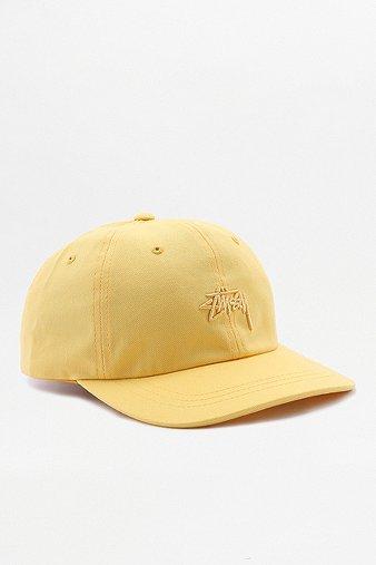 stussy yellow hat