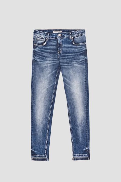 Jeans Skinny Orlo Asimmetrico