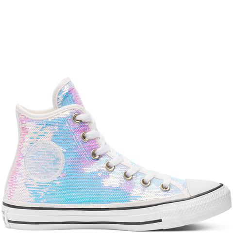 Chuck Taylor All Star Mini Sequins À Tige Montante Pour Femme