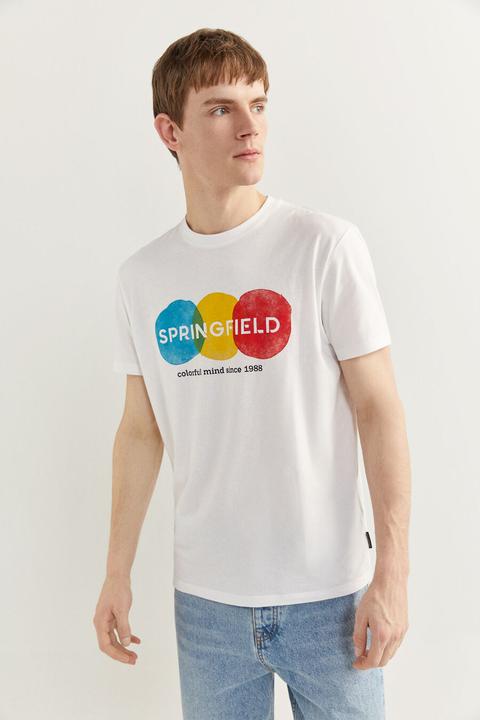 Camiseta Logo Acuarela Springfield