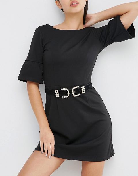 Cinturón Para Cadera Y Cintura De Doble Hebilla Con Perlas De Asos