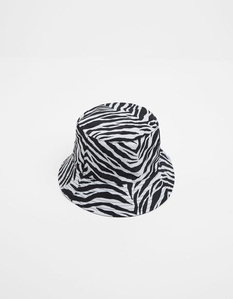 Sombrero Bucket Reversible Cebra