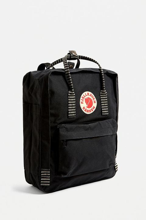 Fjallraven Kanken Black Stripe Handle Backpack Black At Urban Outfitters Urban on 21 Buttons