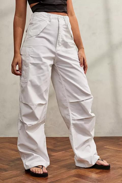 Urban Renewal Salavged Deadstock - Pantalon Cargo M65 Blanc