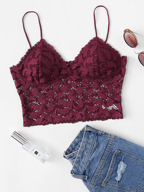 Lace Longline Bralette