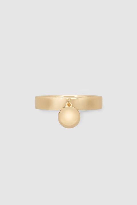 18ct Gold Plated Sphere Ring
