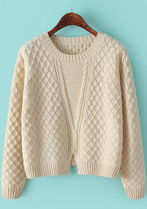 Pullover Puro Sottile Beige