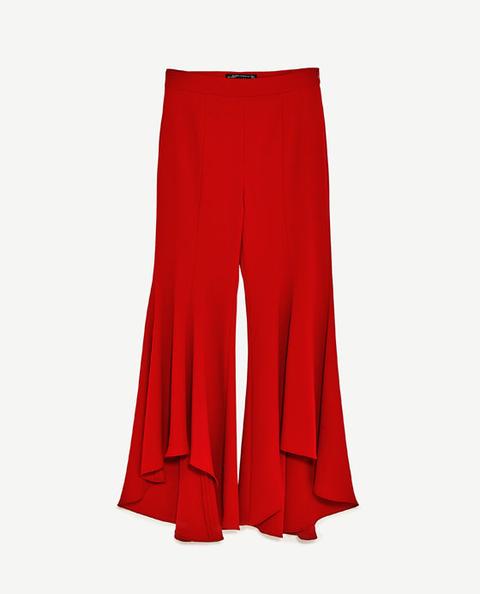 Pantalón Flare Asimétrico