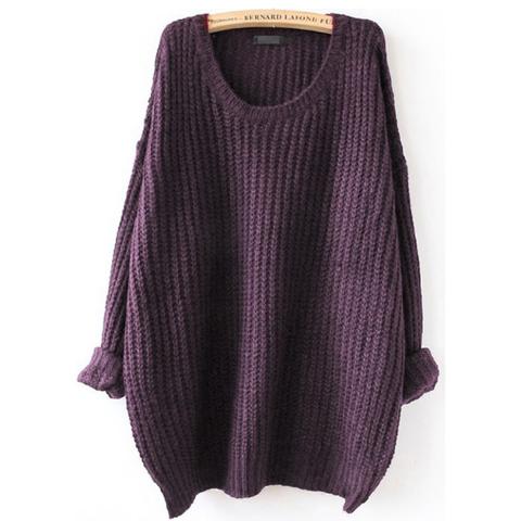 Maglione Spalle Cascanti - Violetto