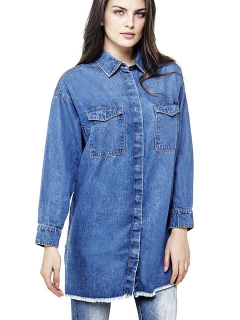 Camicia Classica In Denim