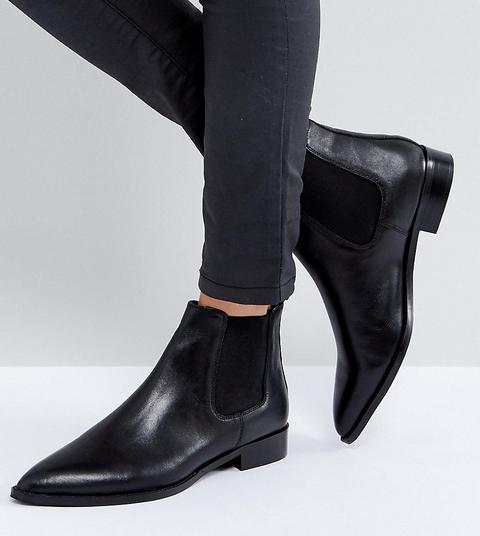 Asos Automatic Leather Chelsea Boots