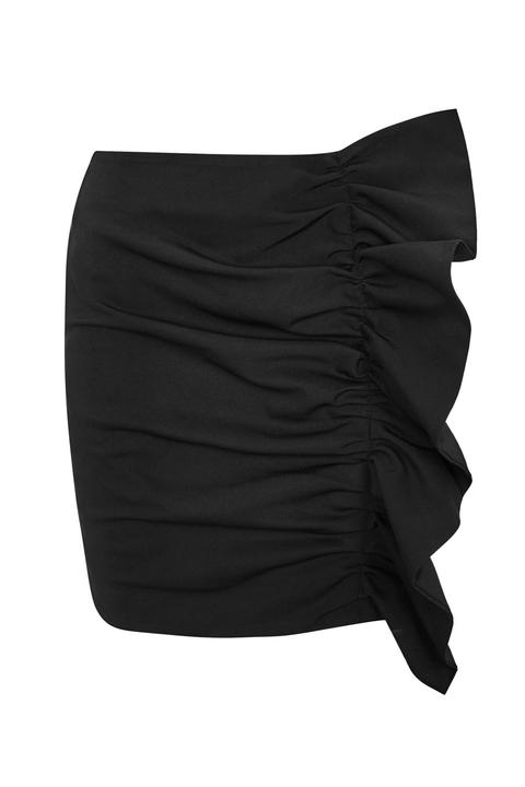 Falda Black Flounce