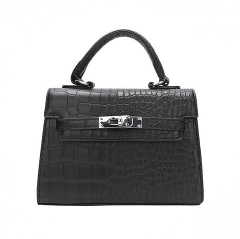 New: Nano Croc Bag Black