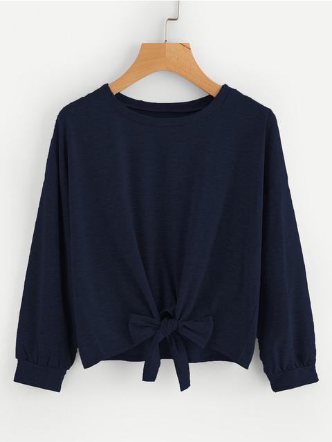 Sudadera Con Nudo
