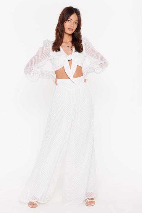 High Life High-waisted Wide Leg Pants