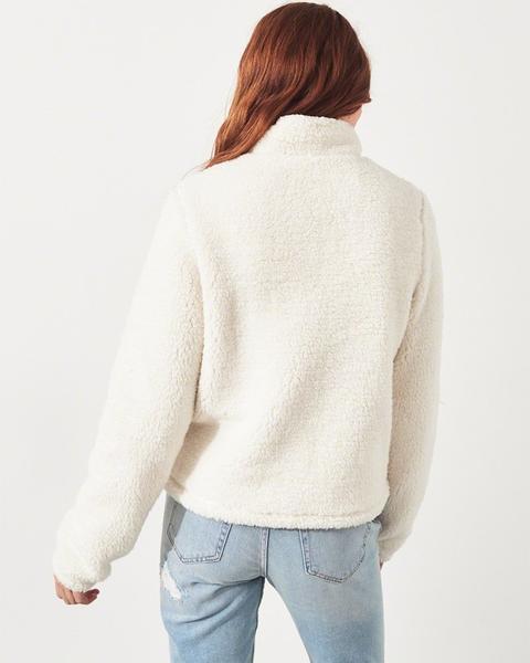 Hollister hot sale sherpa sweatshirt