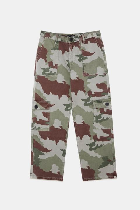 Pantalón Cargo Camuflaje