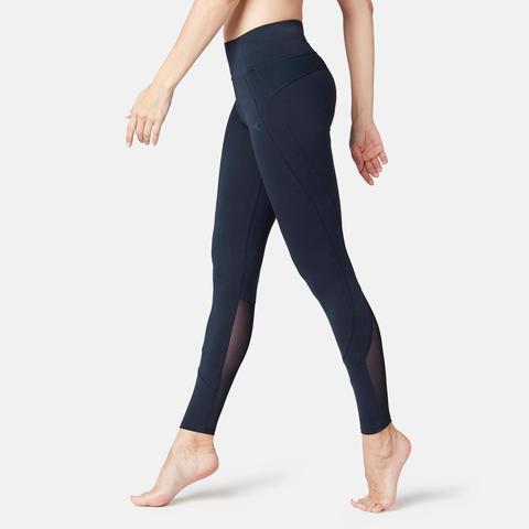 Mallas Leggings Fitness Mujer Domyos 520 Slim Algodón Azul | Mallas  Leggings Fitness Mujer Domyos 520 Slim Algodón Azul from Decathlon on 21  Buttons