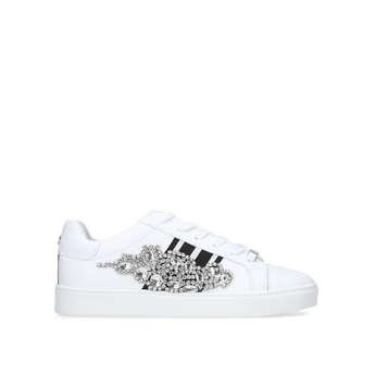 Carvela Lustre - White Leather Low Top 