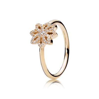 anello pandora dorato anello pandora dorato
