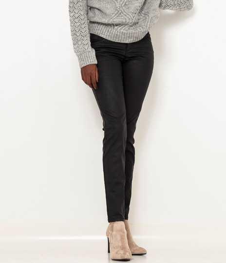 Jean Slim Enduit Femme