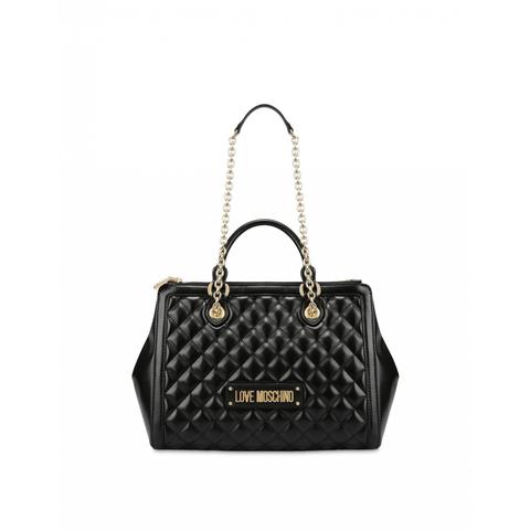 Borsa A Mano In Ecopelle Trapuntata