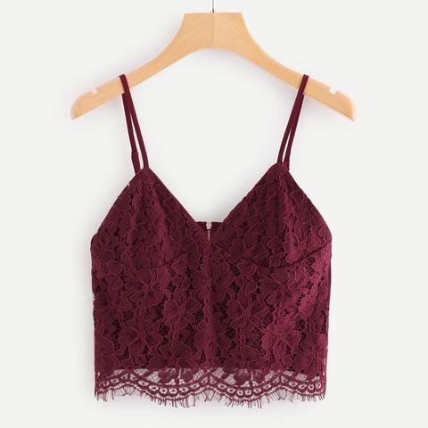 Top In Pizzo Con Ciglia