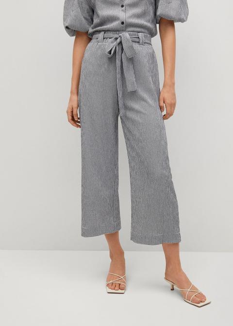 Pantalón Culotte Cuadro Vichy