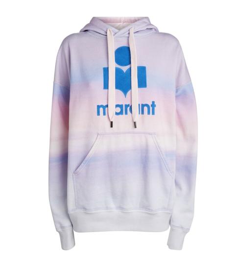 Isabel Marant Étoile Mansel Tie-dye Logo Hoodie