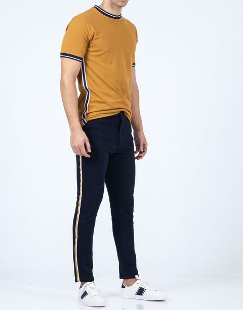 Pantalón Banda Lateral Marino