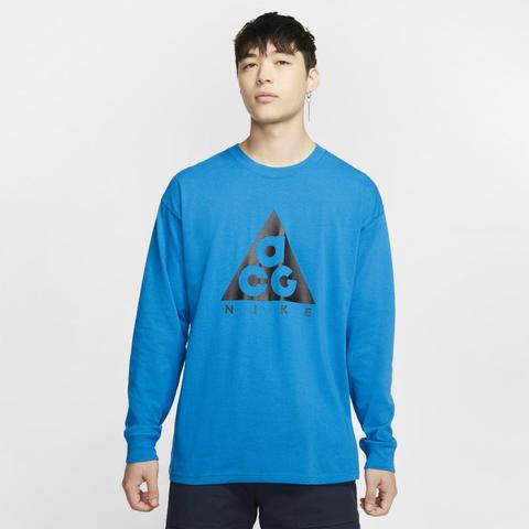 Nike Acg Camiseta De Manga Larga - Hombre - Azul de Nike en 21