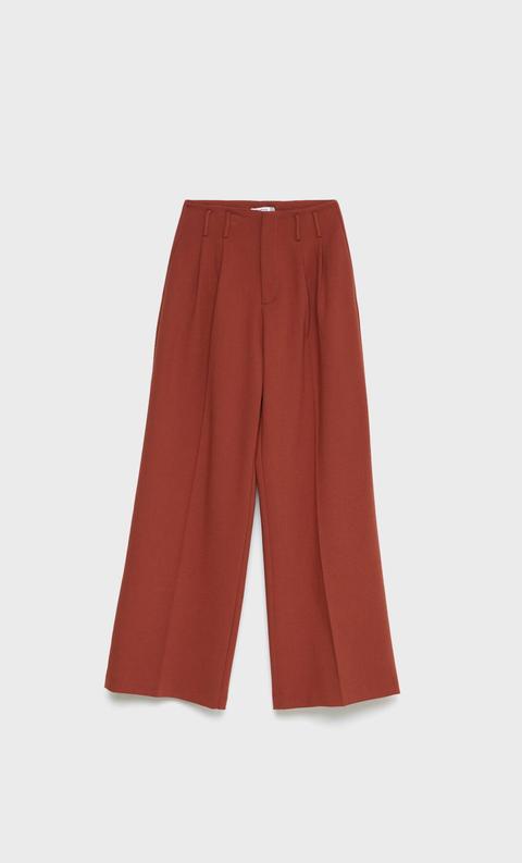 Pantalón Vestir Wide Leg