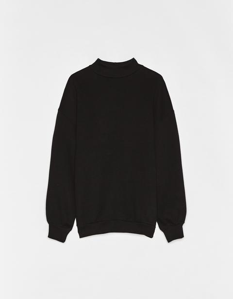 High Neck Sweatshirt