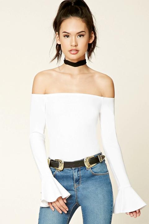 Off-the-shoulder Bodysuit