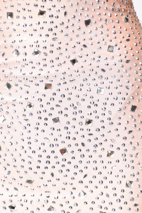 met someone new rhinestone mini dress